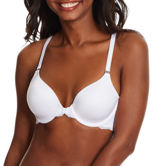 Maidenform Other - Maidenform Women's White Pure Genius T-Back Bra 34DD